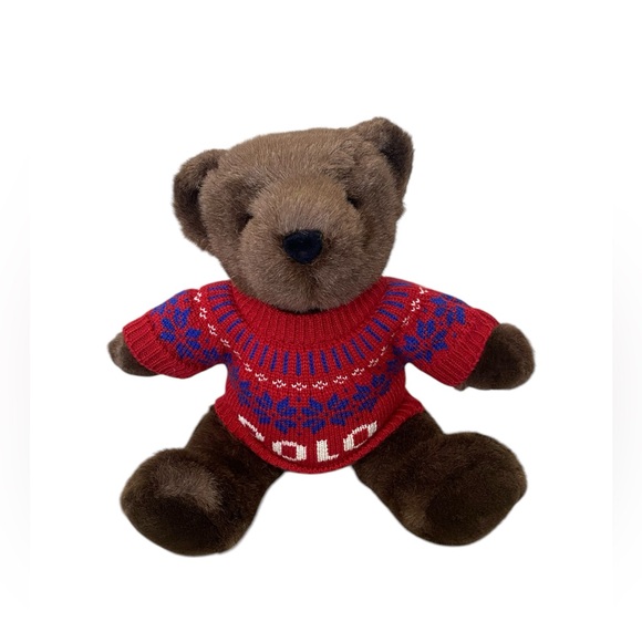 Ralph Lauren Other - Ralph Lauren Teddy Bear - 15” - Brown and Red
